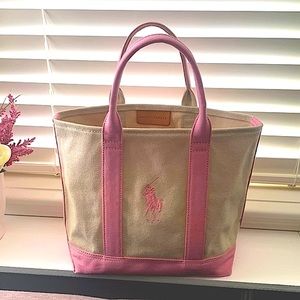 Ralph Lauren Pink Pony Tote